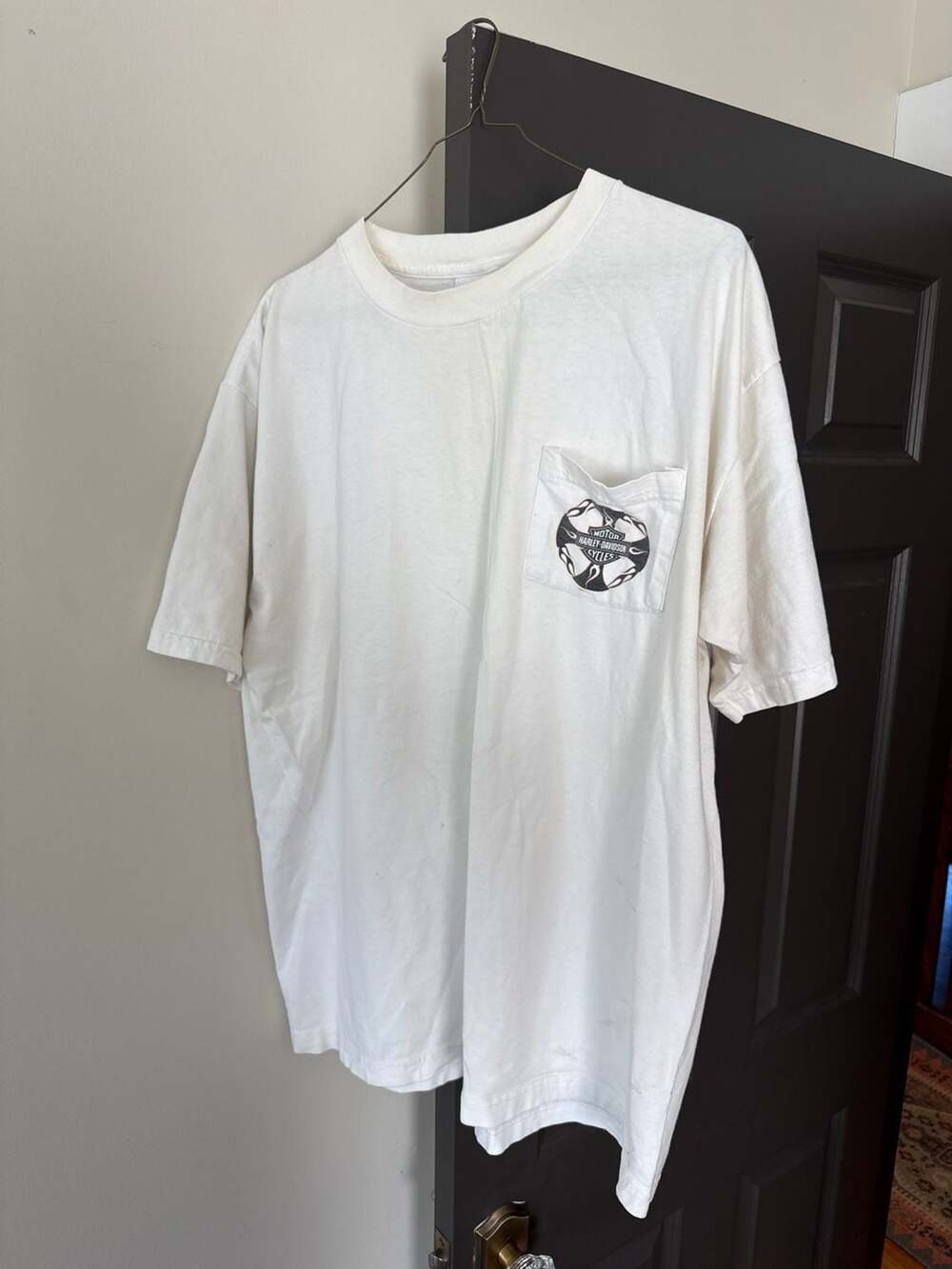 Vintage Harley-Davidson Jim's of St. Petersburg Florida Pocket T-Shirt